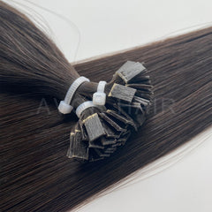 Flat Tip Hair #Natural Soft Black Color Hair