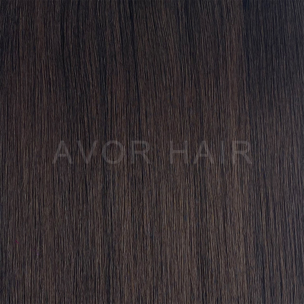 Flat Tip Hair #Natural Soft Black Color Hair