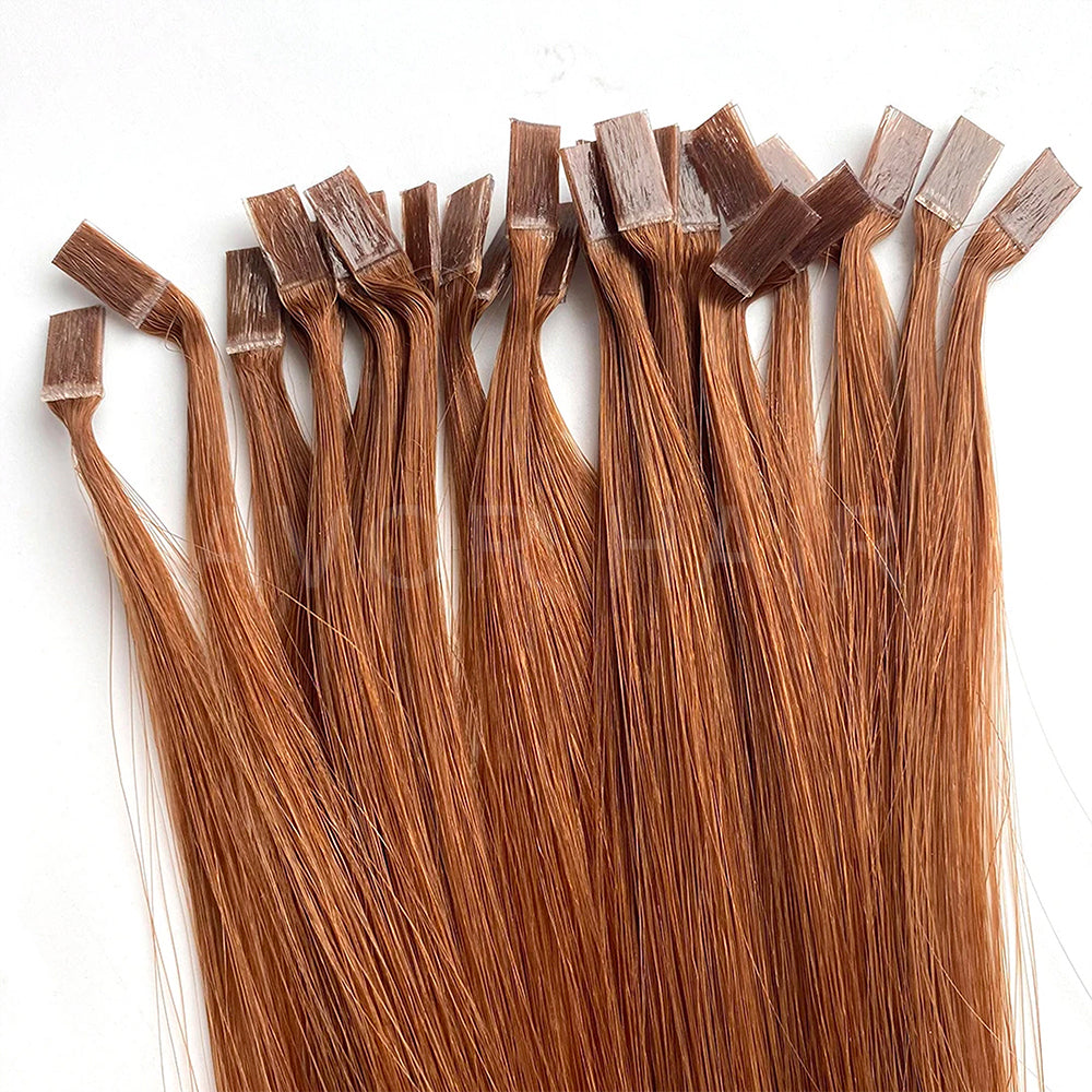 Flat Tip Hair #Warm Strawberry Light Blonde Color Hair