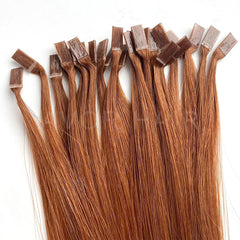 Flat Tip Hair #Warm Strawberry Light Blonde Color Hair