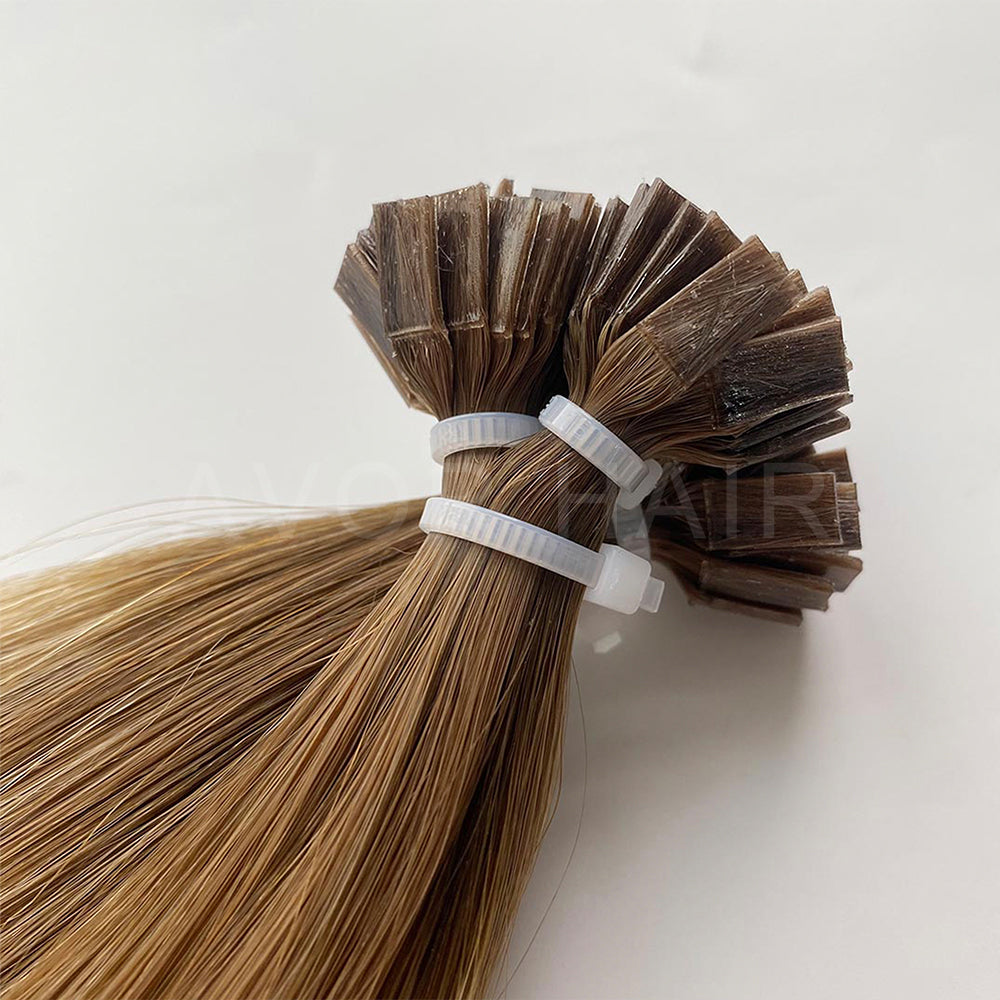 Flat Tip Hair #Sweet Blonde Transition Color Hair