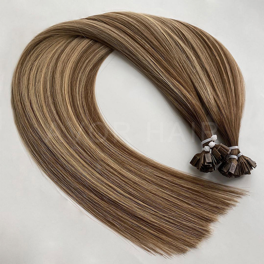 Flat Tip Hair #Sweet Blonde Transition Color Hair