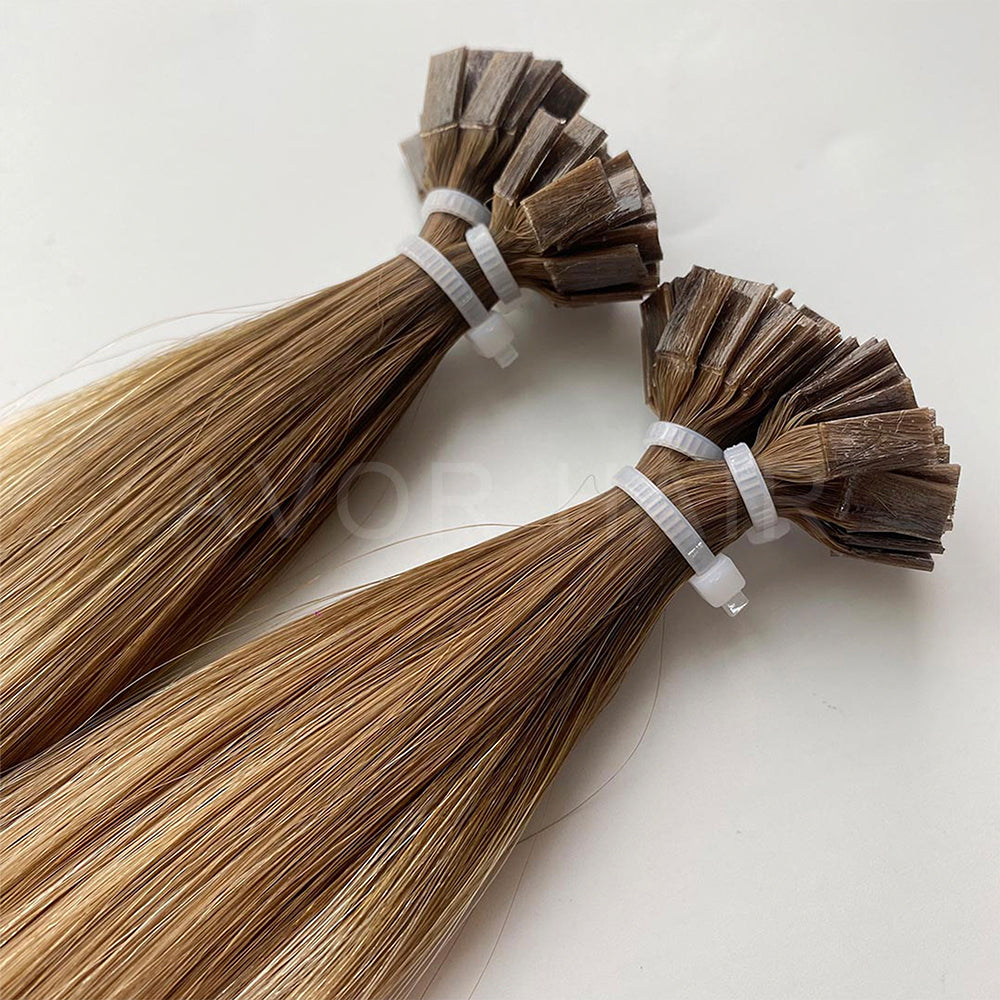 Flat Tip Hair #Sweet Blonde Transition Color Hair