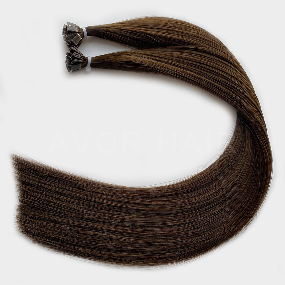 Flat Tip Hair #True Dark Brown Color Hair