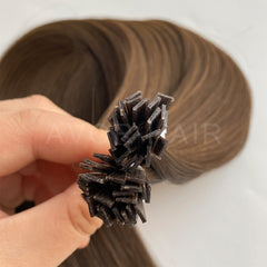 Flat Tip Hair #True Dark Brown Color Hair