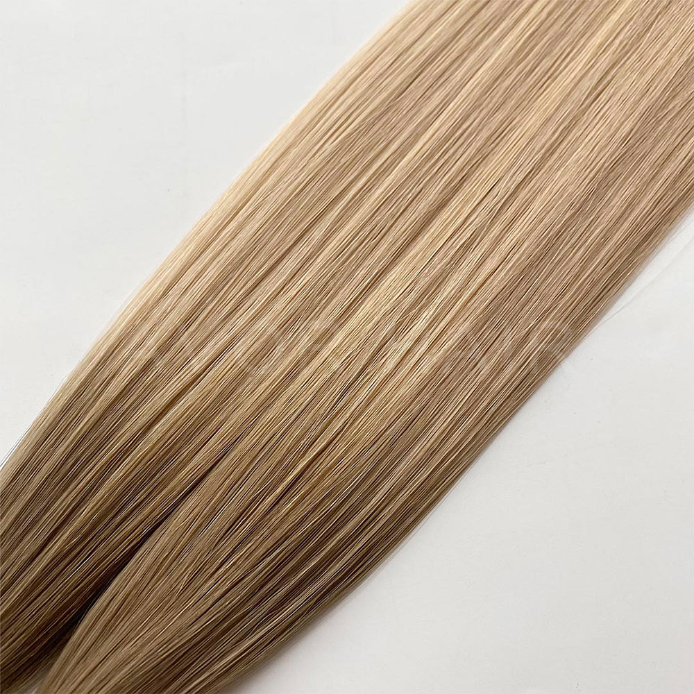 Flat Tip Hair #Beige Blonde Transition Color Hair