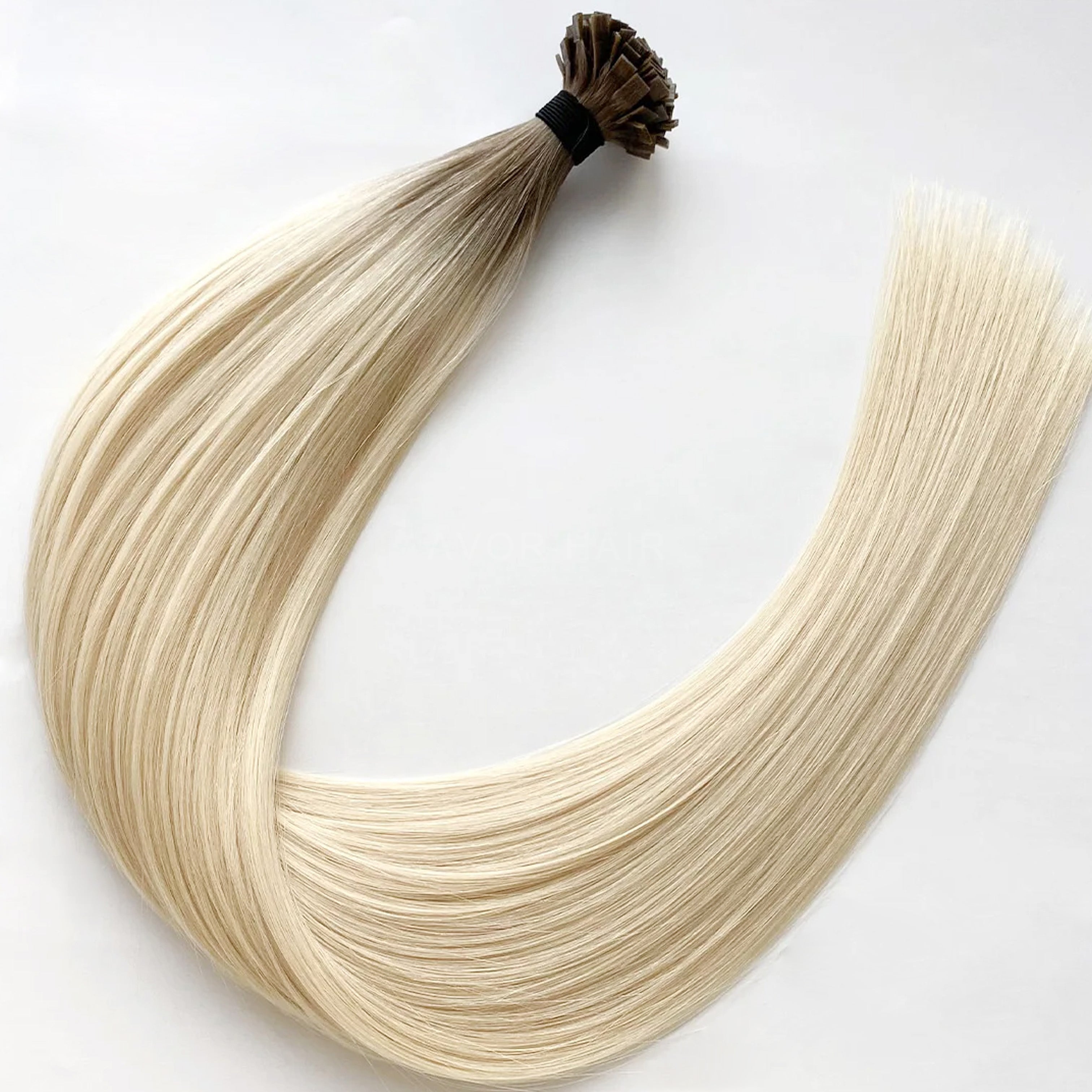 Flat Tip Hair #Ash Blonde Transition Color Hair