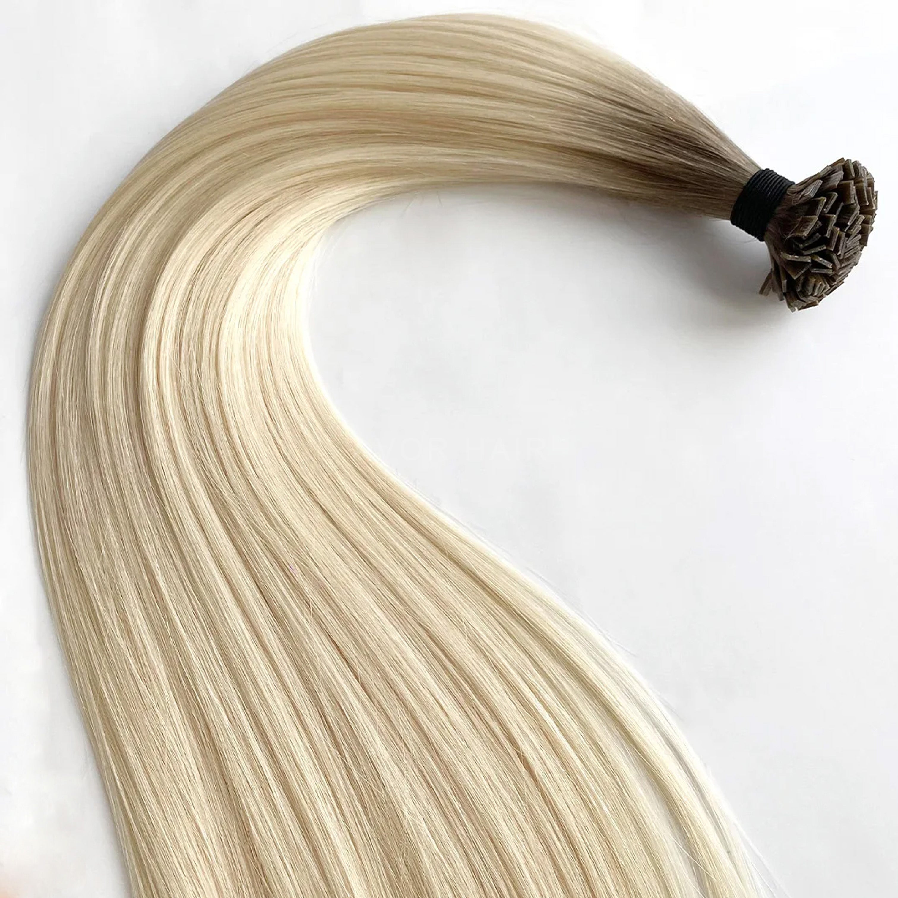 Flat Tip Hair #Ash Blonde Transition Color Hair