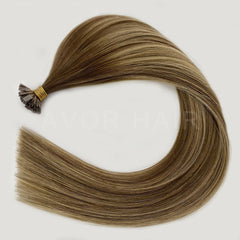 Flat Tip Hair #Champagne Light Blonde Color Hair