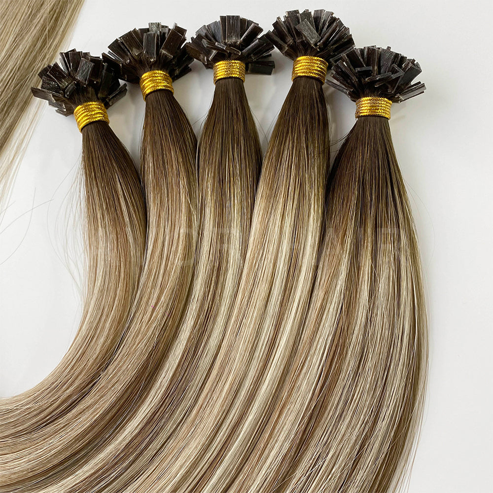 Flat Tip Hair #Balanced Beige Blonde Color Hair