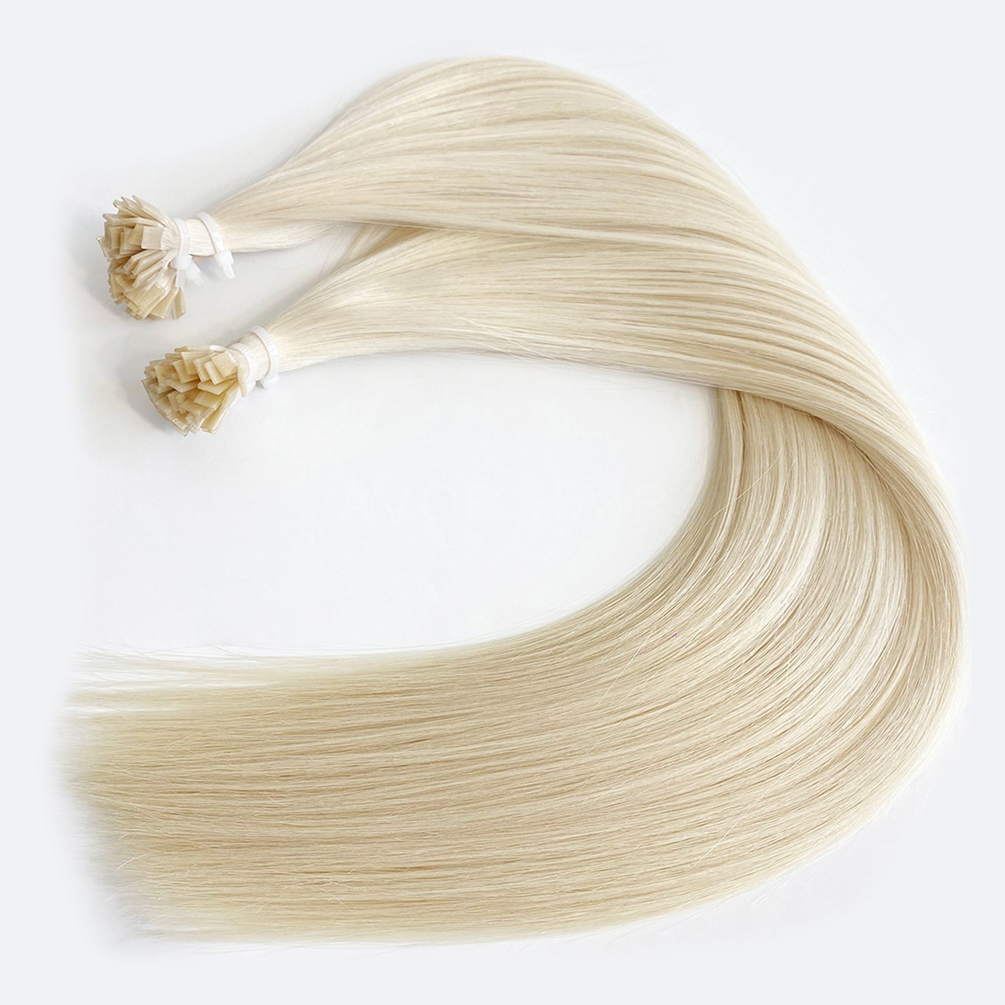Flat Tip Hair #Clean Platinum Blonde Color Hair