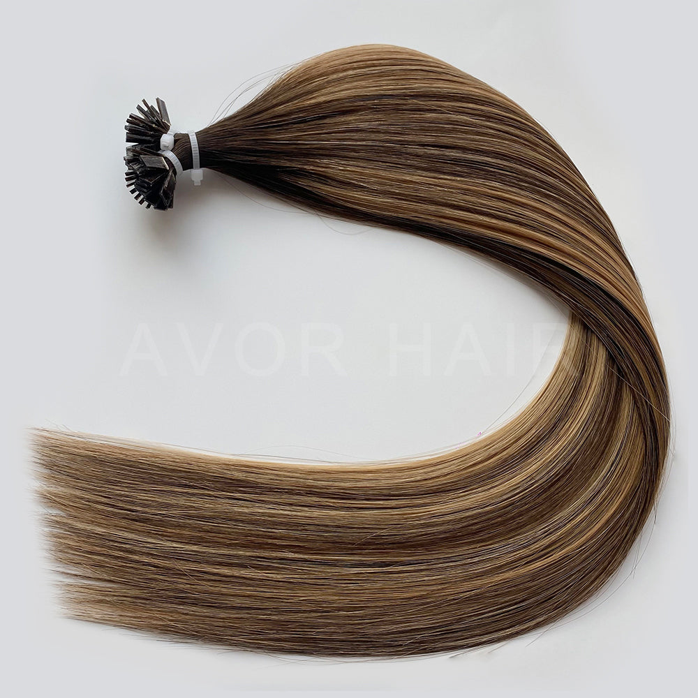 Flat Tip Hair #Chocolate to Blonde Melt Color Hair