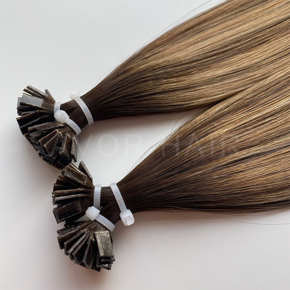 Flat Tip Hair #Chocolate to Blonde Melt Color Hair