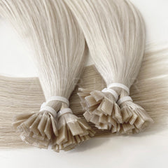 Flat Tip Hair #Cool Ash Blonde Color Hair