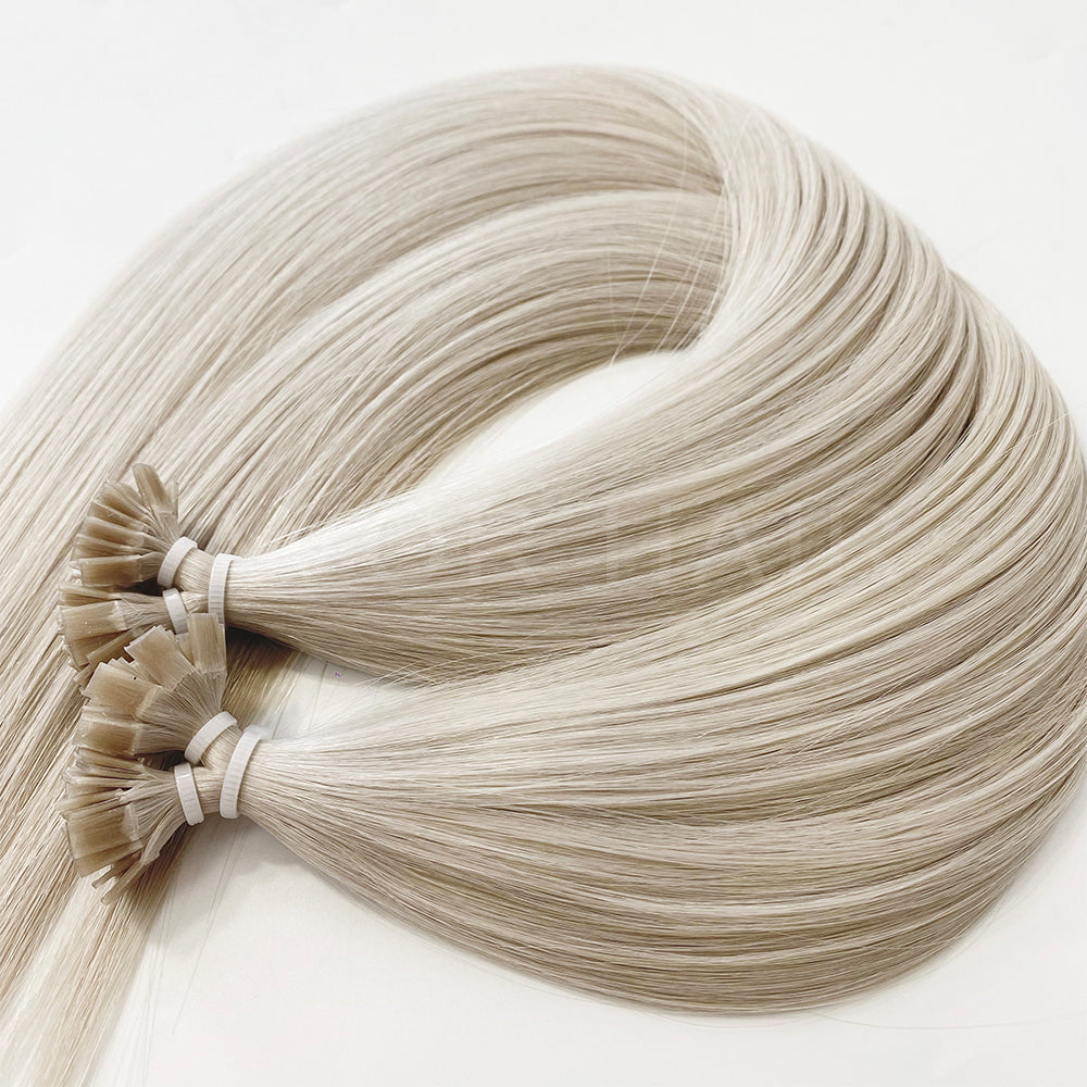 Flat Tip Hair #Cool Ash Blonde Color Hair