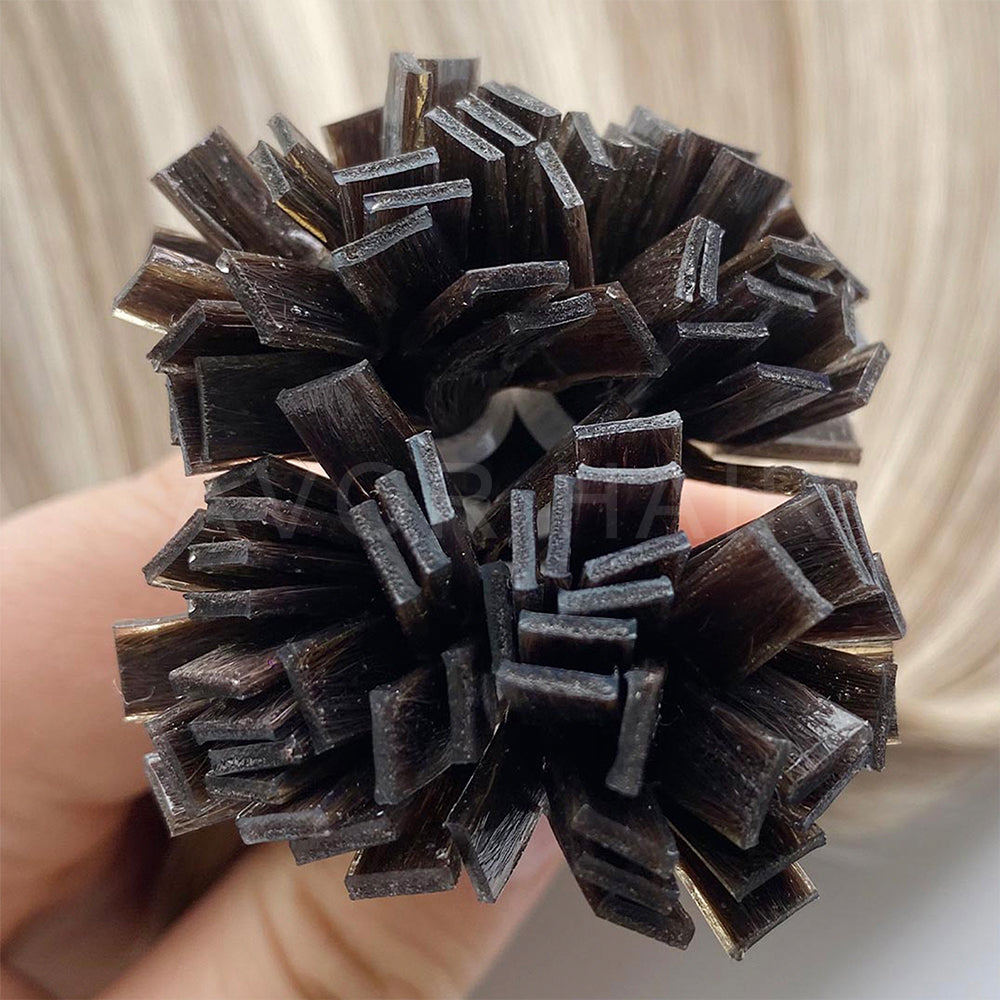 Flat Tip Hair #Cool Ash Fusion Color Hair