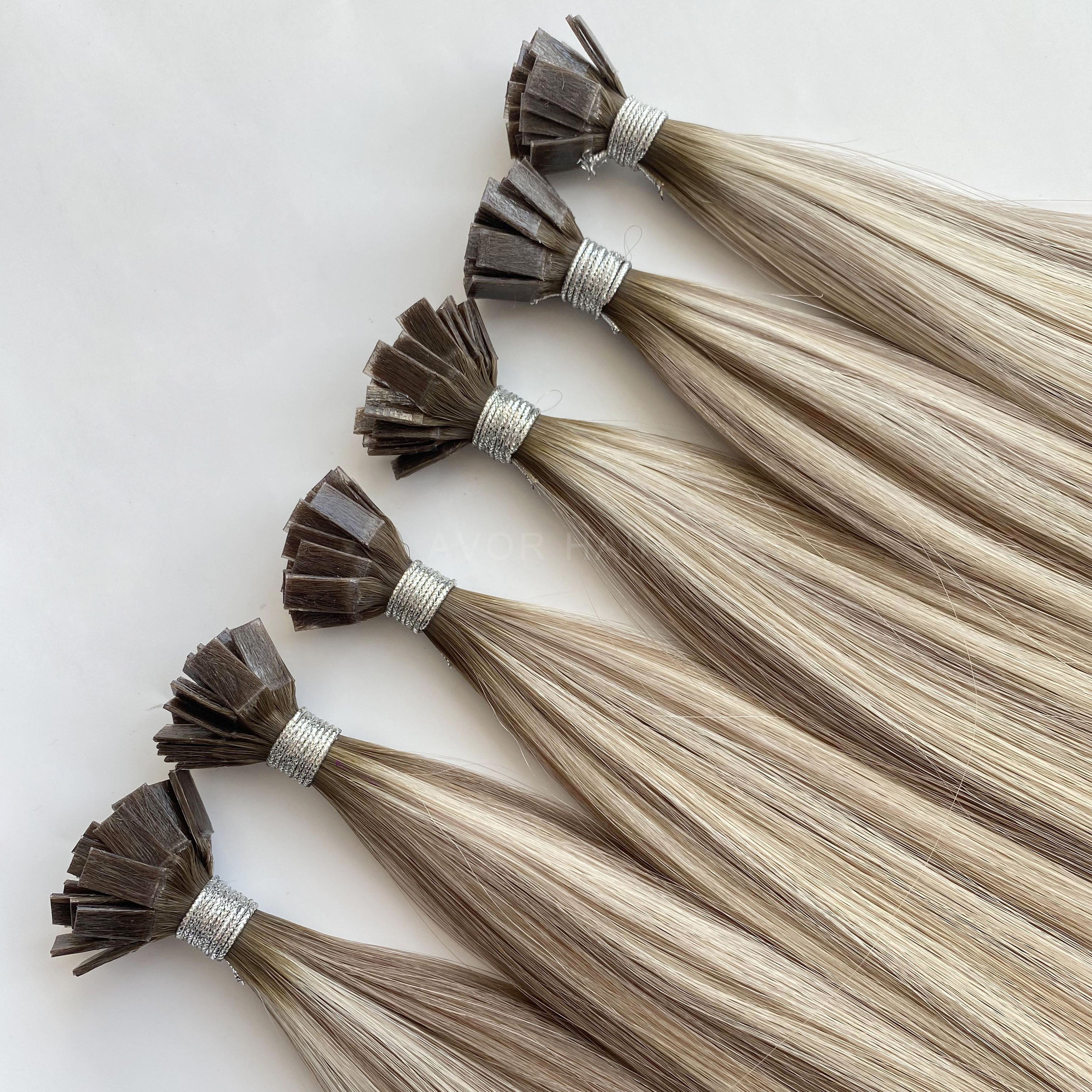 Flat Tip Hair #Iced Light Blonde Color Hair