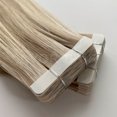 Tape-In Hair #Pale Ash Blonde Color Hair