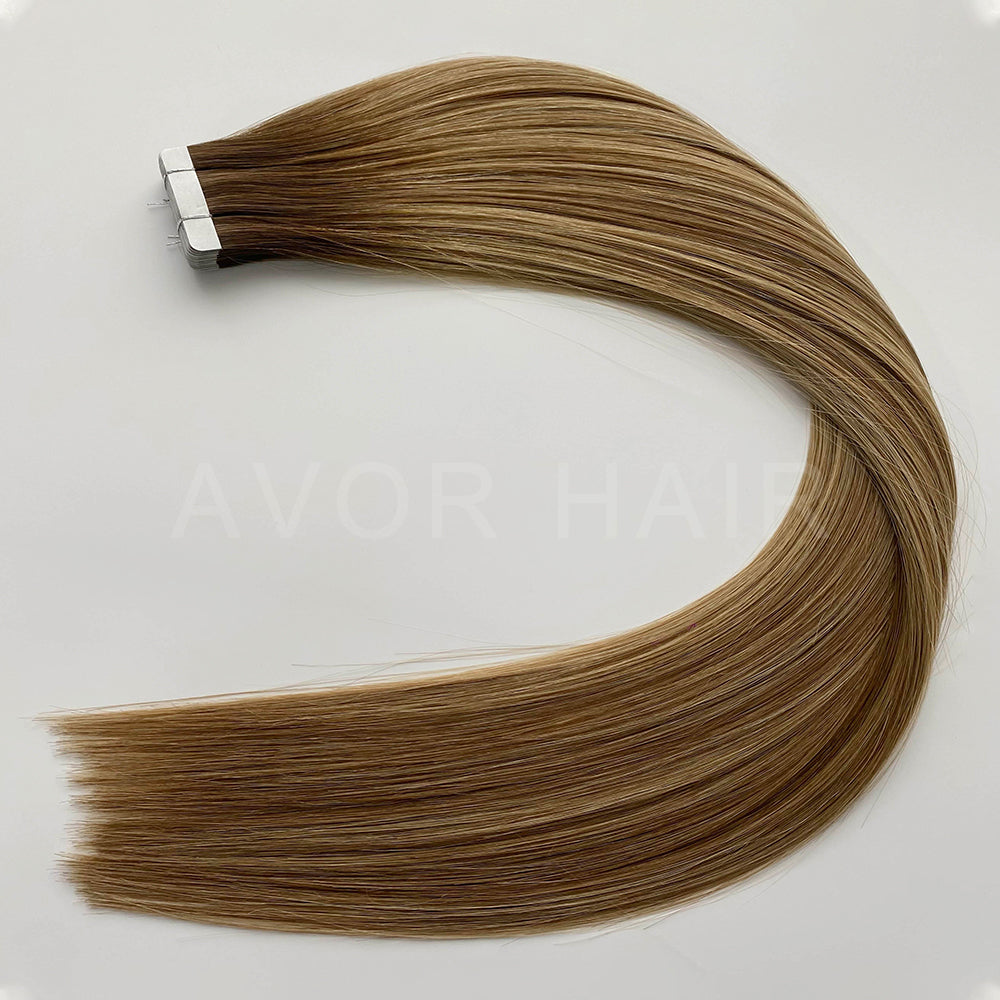 Tape-In Hair #Sweet Blonde Transition Color Hair