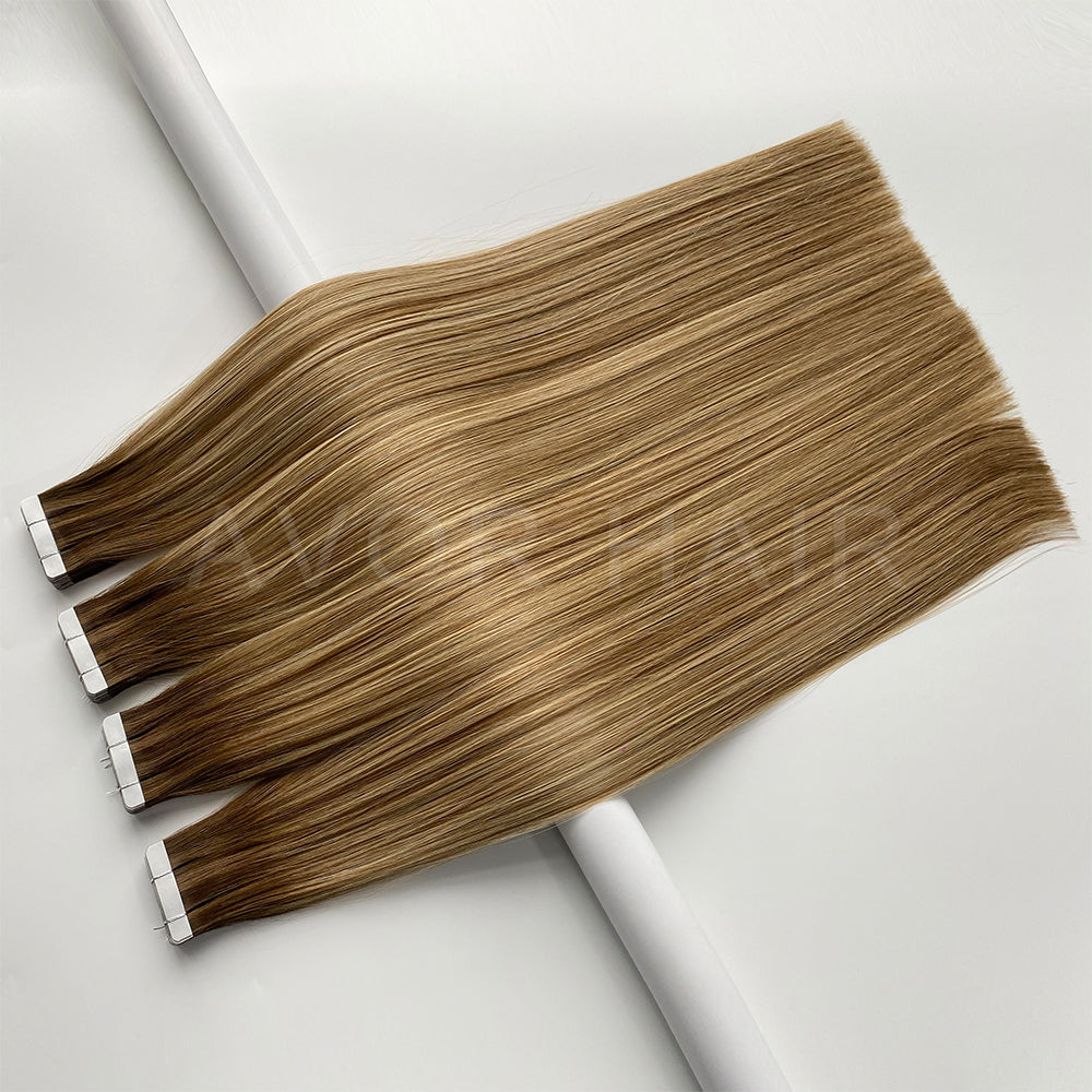 Tape-In Hair #Sweet Blonde Transition Color Hair