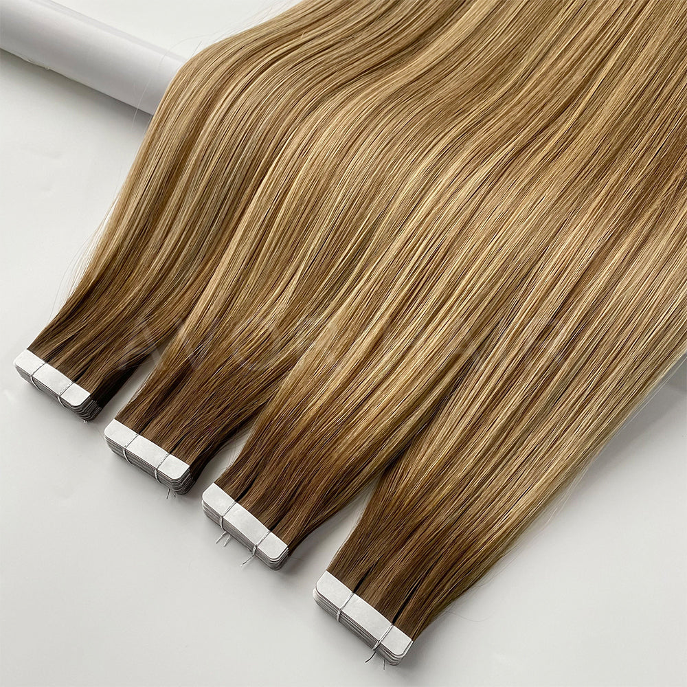 Tape-In Hair #Sweet Blonde Transition Color Hair