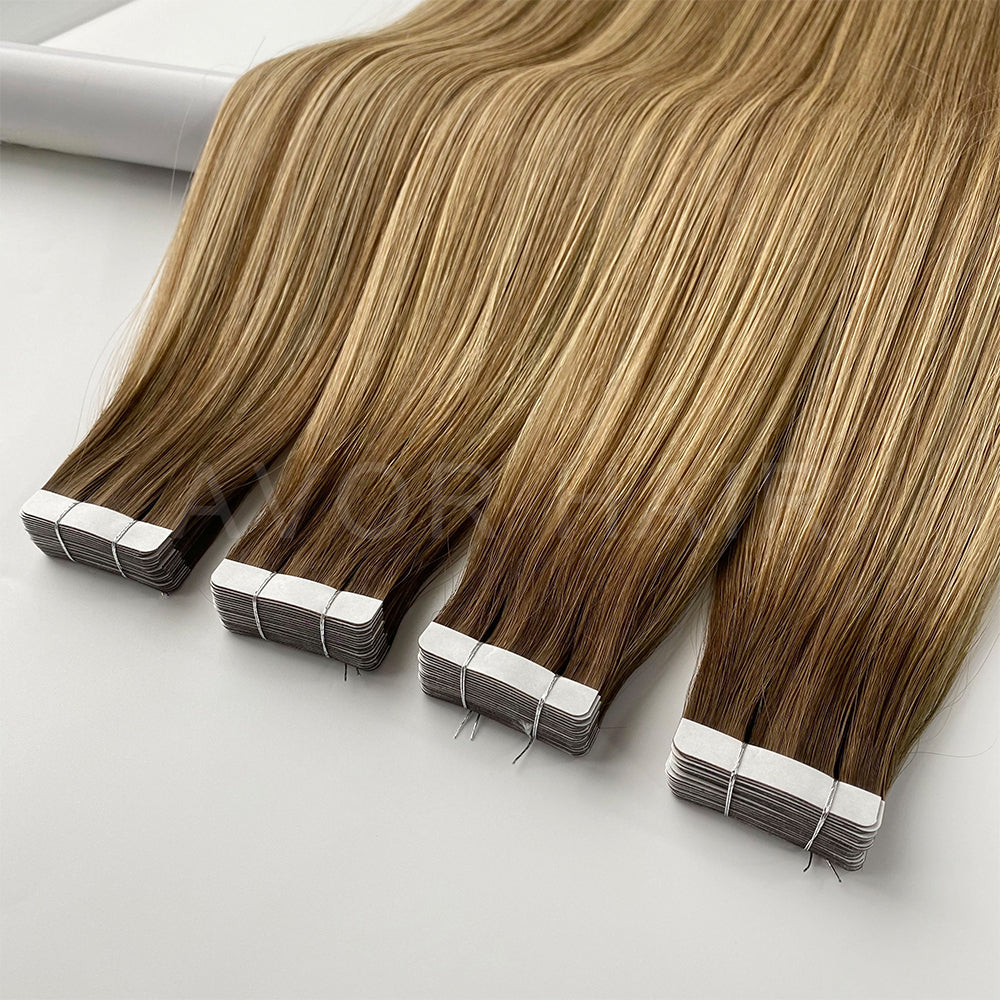 Tape-In Hair #Sweet Blonde Transition Color Hair