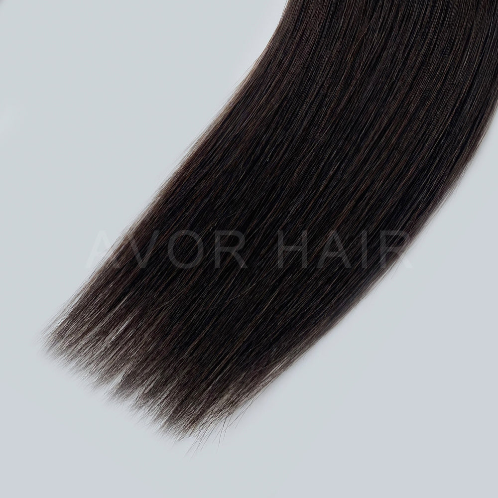 Tape-In Hair #Deep Black Brown Color Hair