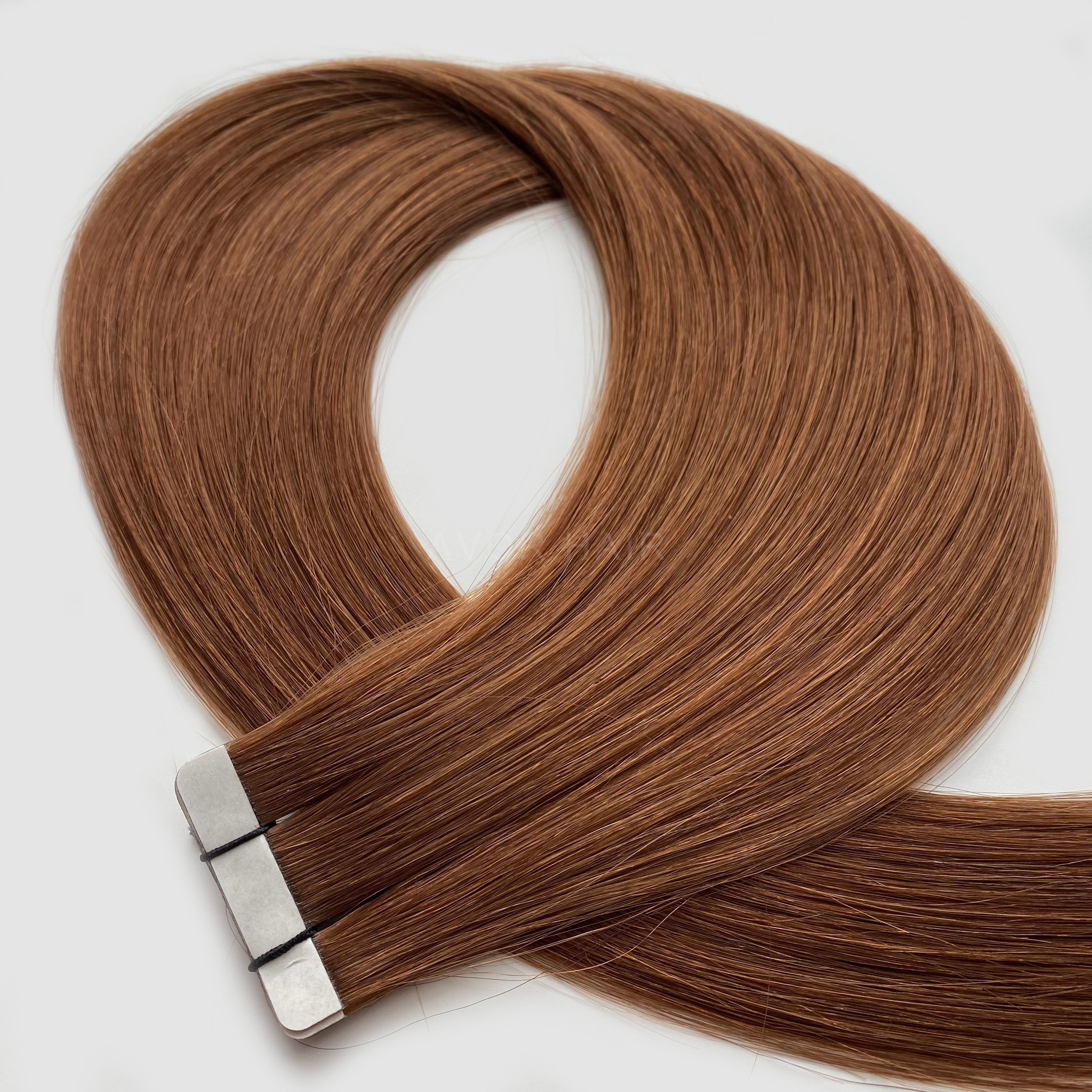Tape-In Hair #Warm Strawberry Light Blonde Color Hair