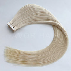 Tape-In Hair #Natural Light Blonde Color Hair
