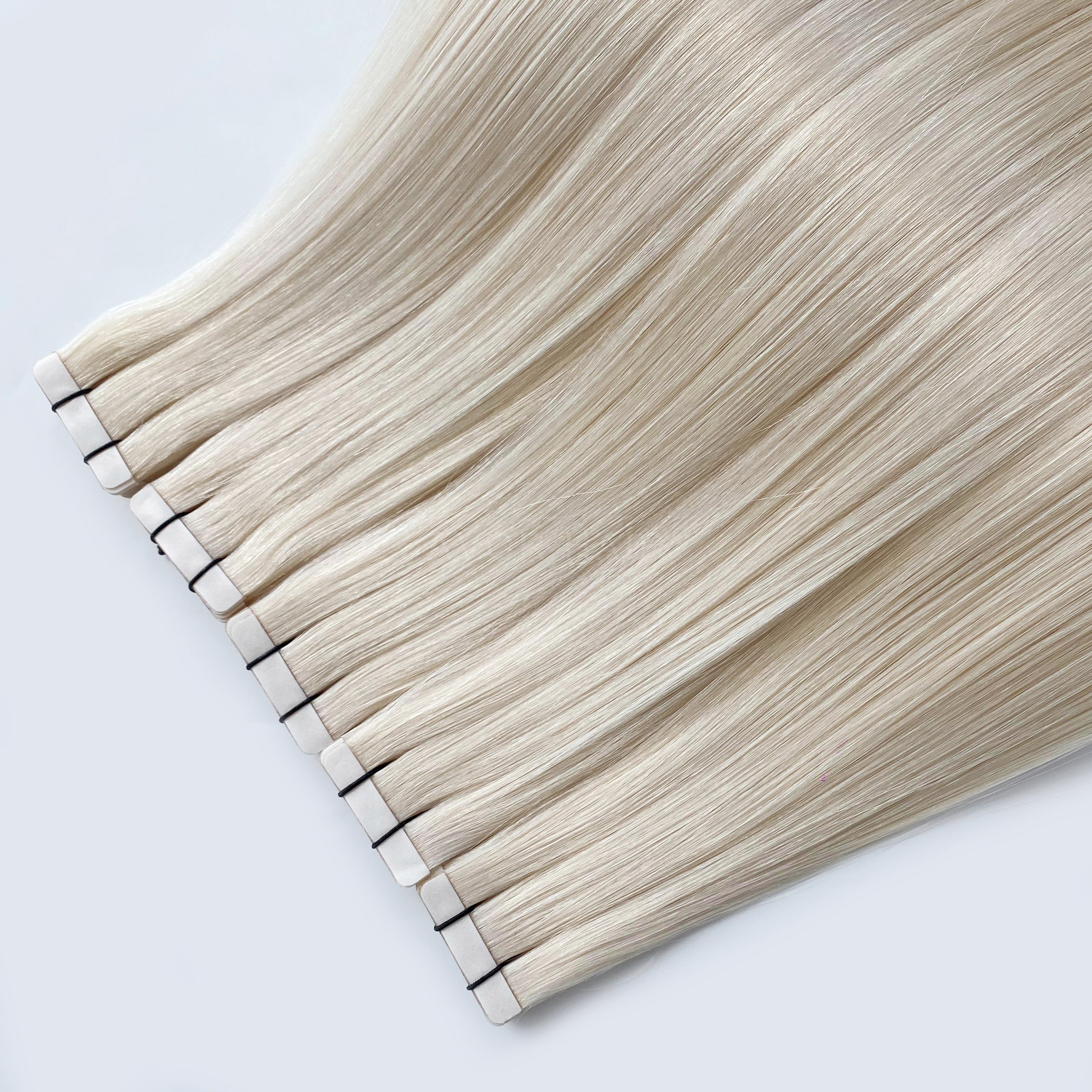 Tape-In Hair #Natural Light Blonde Color Hair