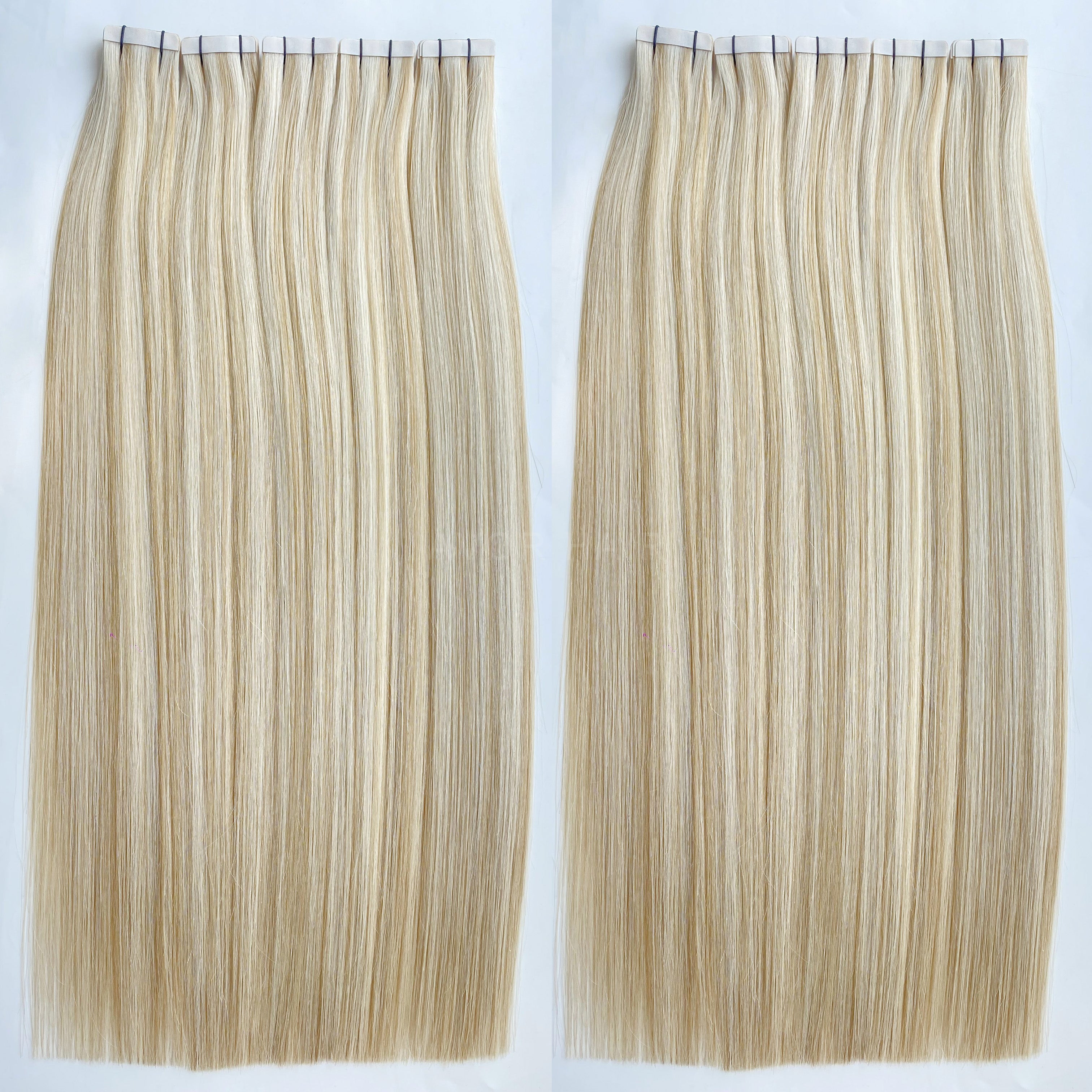 Tape-In Hair #Cream Blonde Finish Color Hair
