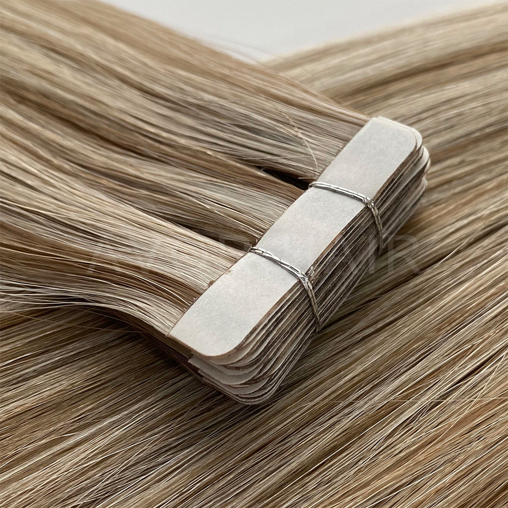 Tape-In Hair #Warm Chocolate Tone Color Hair
