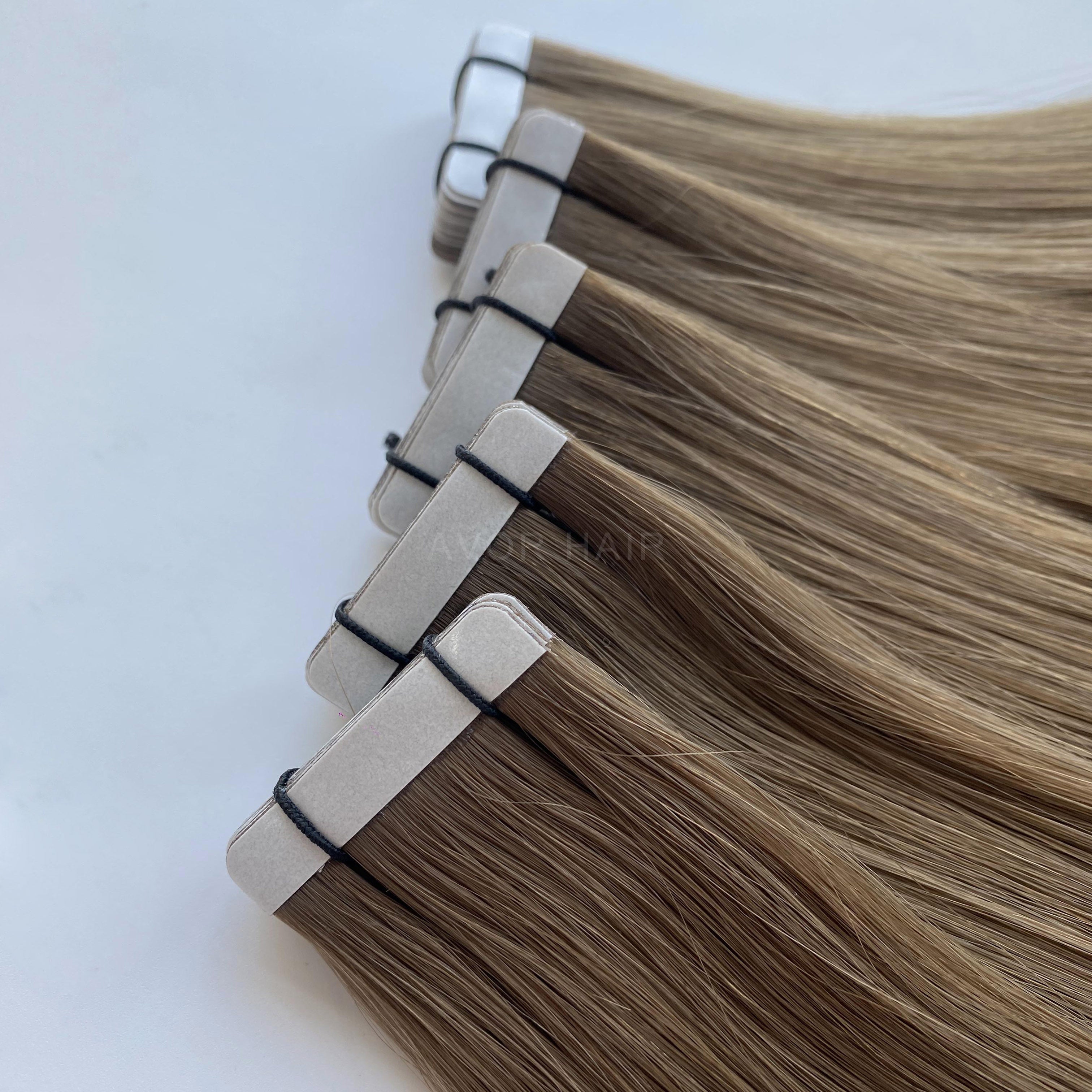 Tape-In Hair #Chestnut Balance Color Hair