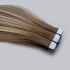 Tape-In Hair #Champagne Light Blonde Color Hair