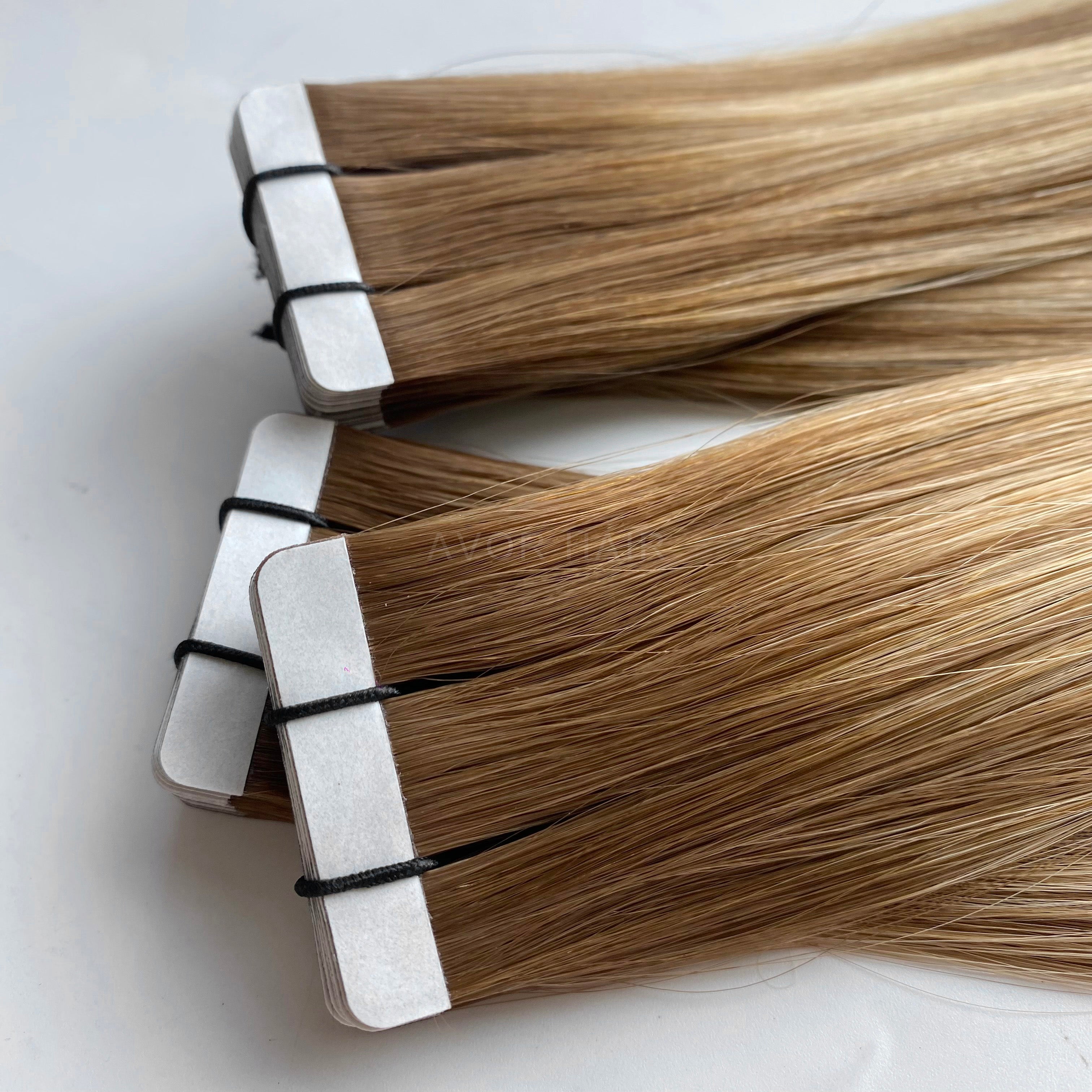 Tape-In Hair #Champagne Light Blonde Color Hair