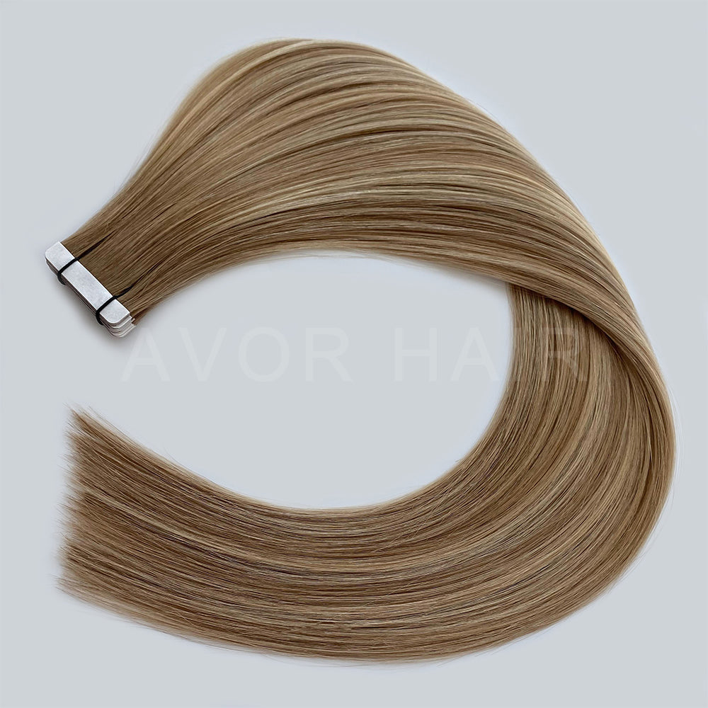 Tape-In Hair #Neutral Sandy Tone Color Hair