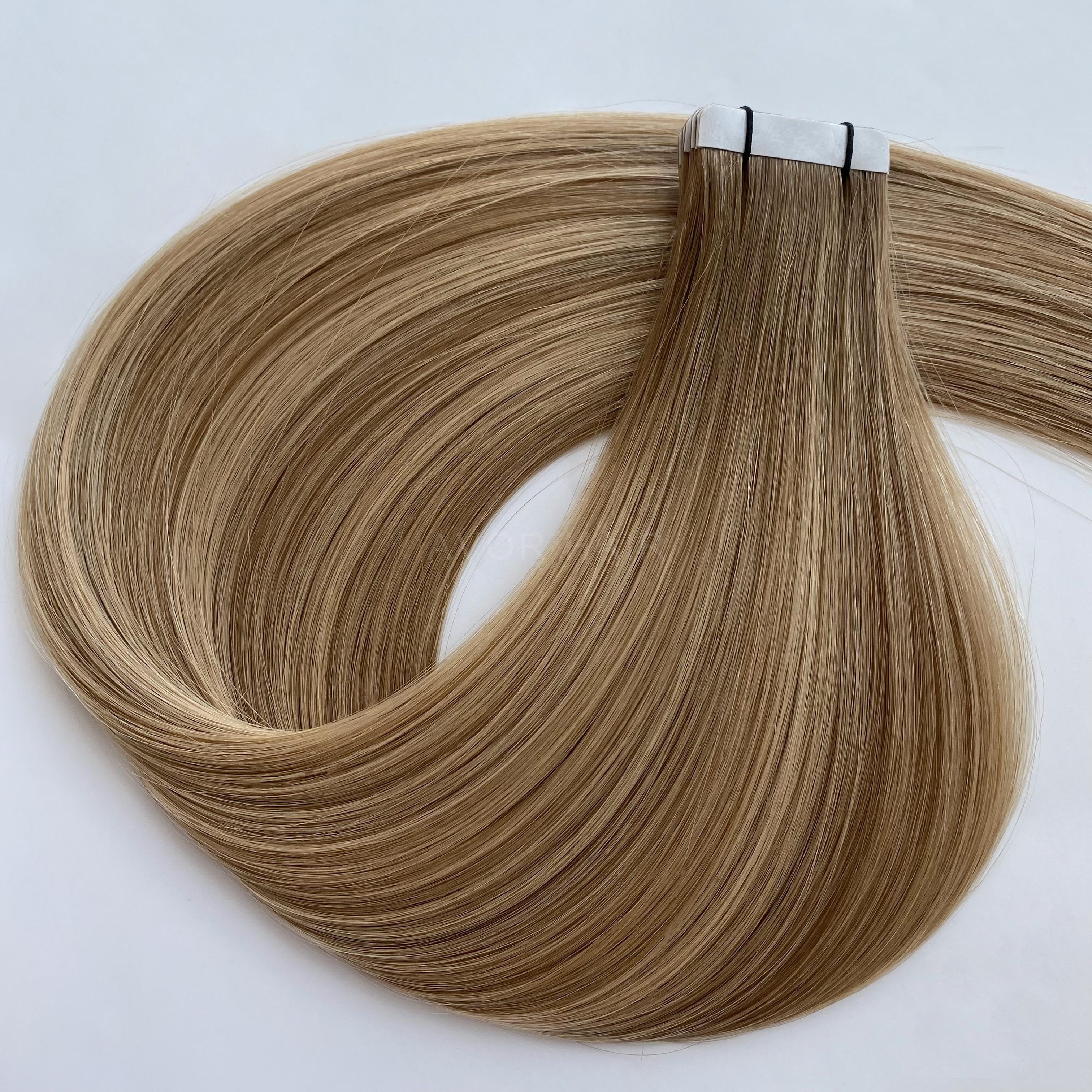 Tape-In Hair #Neutral Sandy Tone Color Hair