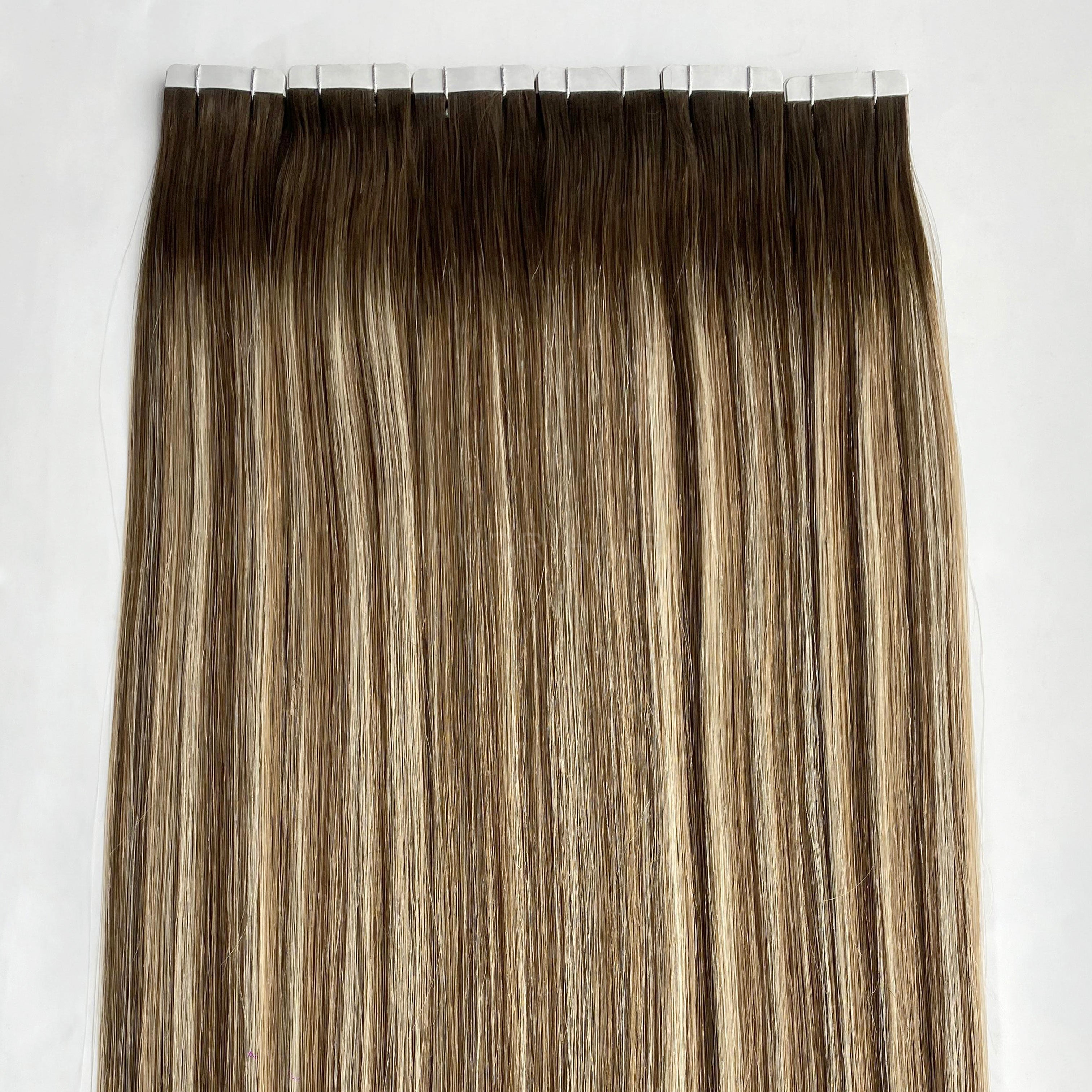 Tape-In Hair #Smoky Pearl Blonde Color Hair