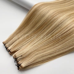 Genius Weft #Soft Pearl Blonde Color Hair
