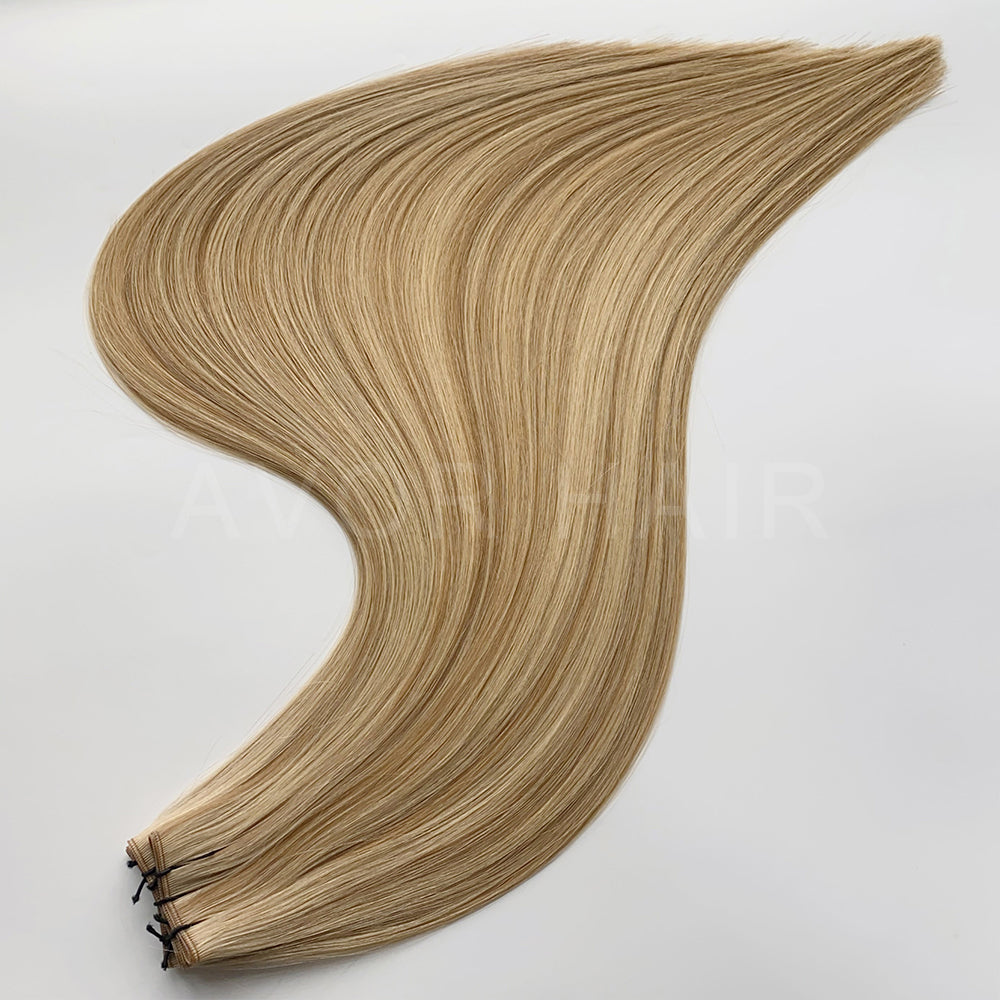 Genius Weft #Soft Pearl Blonde Color Hair