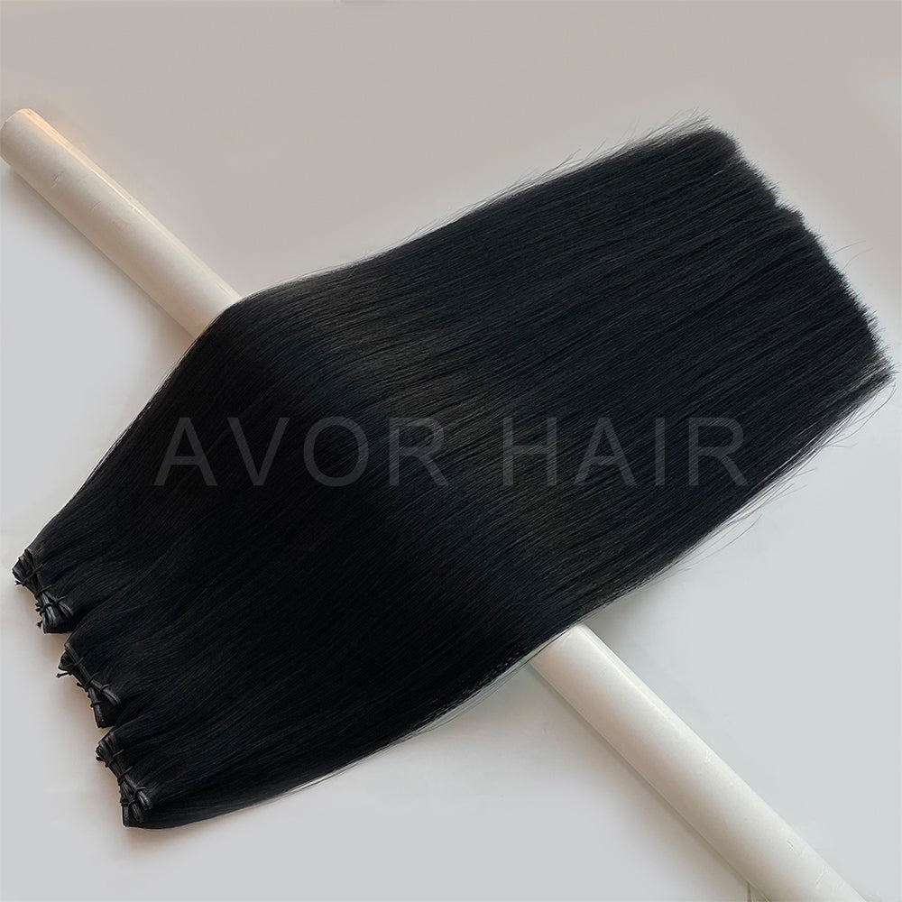 Genius Weft #Pure Jet Black Color Hair