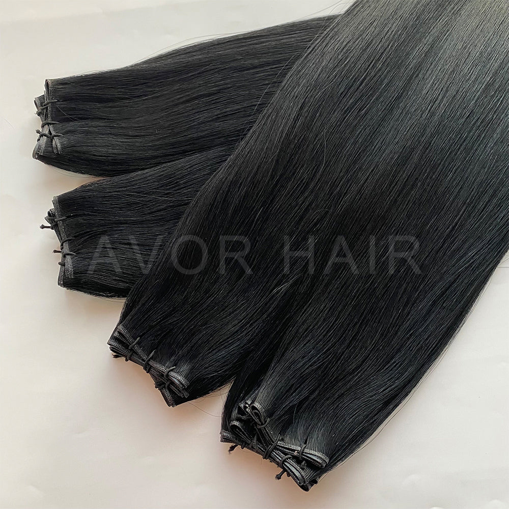 Genius Weft #Pure Jet Black Color Hair