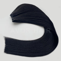 Genius Weft #Pure Deep Black Color Hair