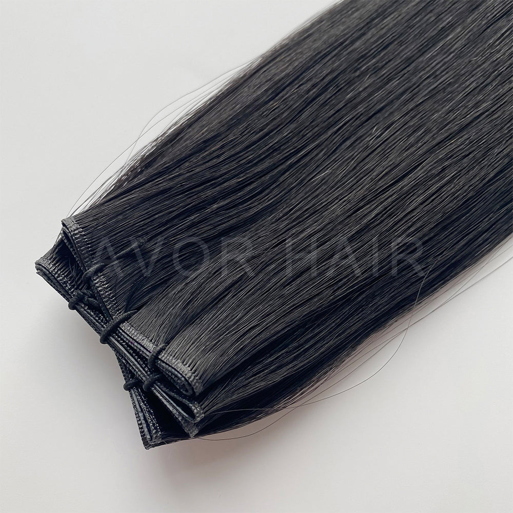 Genius Weft #Pure Deep Black Color Hair