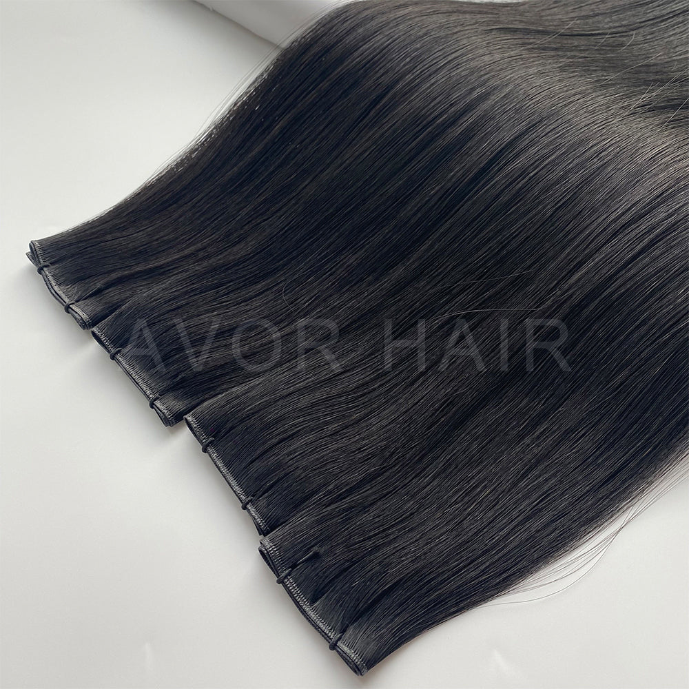 Genius Weft #Pure Deep Black Color Hair