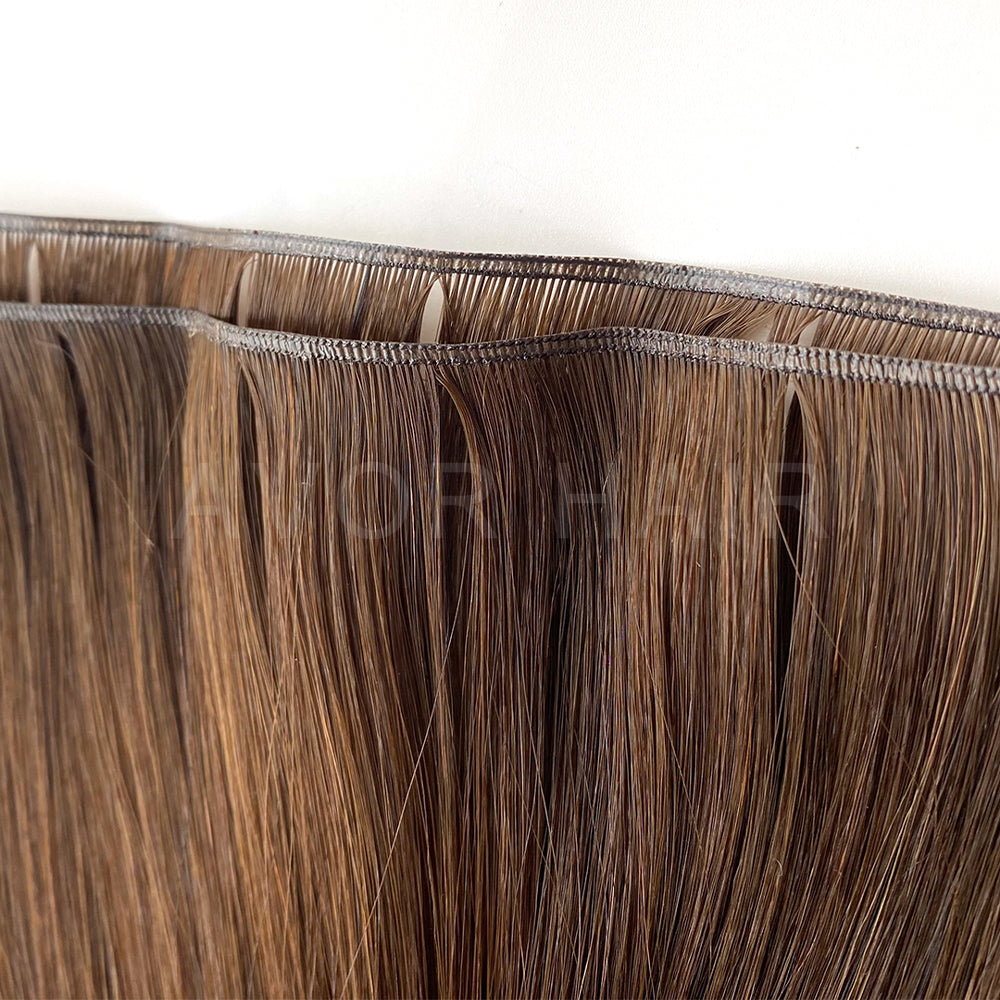 Genius Weft #Deep Black Brown Color Hair