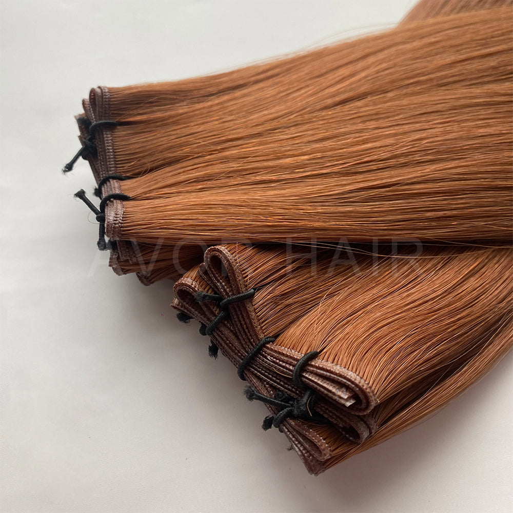 Genius Weft #Warm Strawberry Light Blonde Color Hair