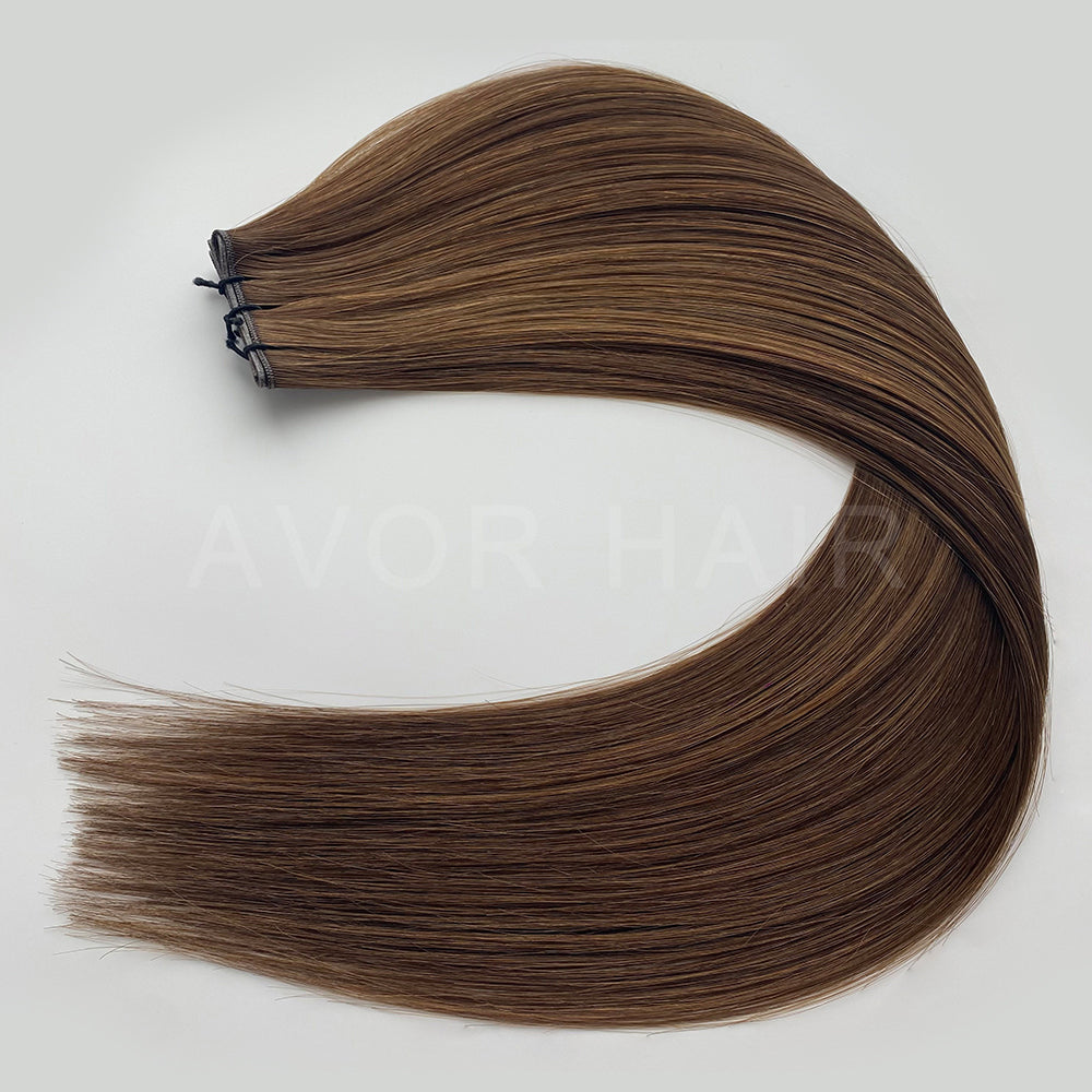 Genius Weft #Natural Medium Brown Color Hair