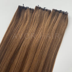 Genius Weft #Natural Medium Brown Color Hair