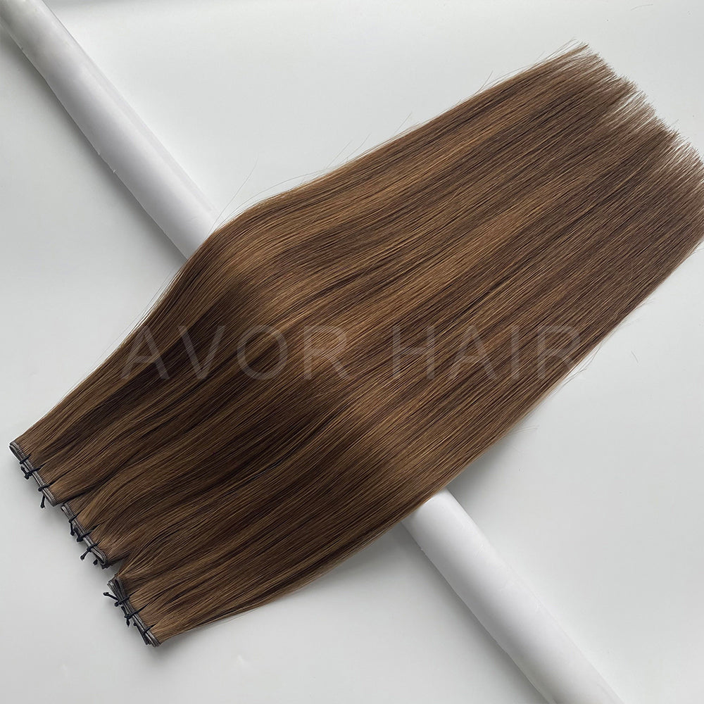 Genius Weft #Natural Medium Brown Color Hair